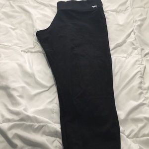 Pink Victoria’s Secret yoga pants